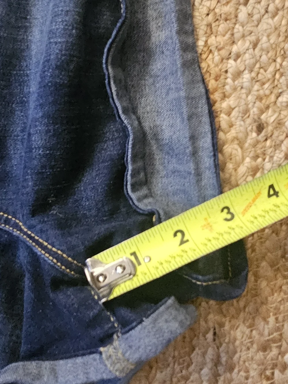Women's Dark Blue Denim Shorts